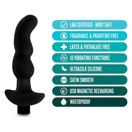 Anal Adventures Platinum Vibrating Prostate Massager - Image 4