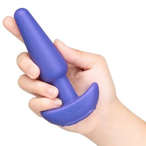 B-VIBE BUTTIES SHAKE SLIMLINE VIBRATING SILICONE PLUG