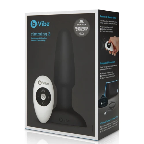 B-Vibe RIMMING PLUG 2 BLACK