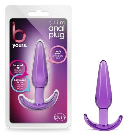 B Yours Slim Anal Plug - Purple