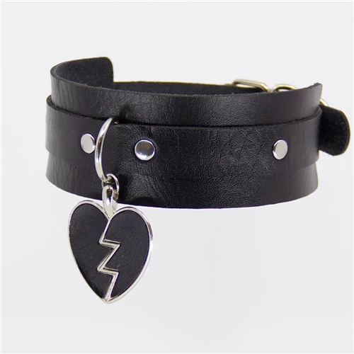 Broken Heart Pendant Collar - Image 2