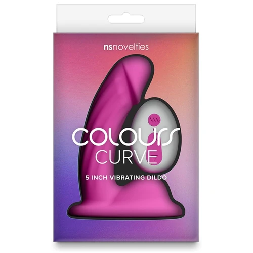 Colours Curve Vibrating 5 in. Dildo - Image 3