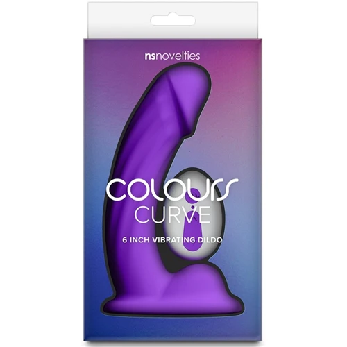 Colours Curve Vibrating 6 in. Dildo