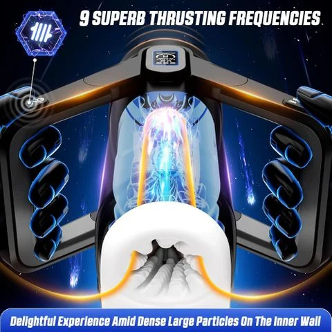 CyberSkin The Wing Rechargeable Thrusting & Massaging Auto Masturbator with Heater - Image 4