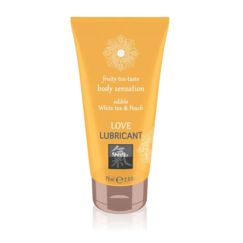 Shiatsu Edible Love Lubricant - White Tea & Peach 75ml