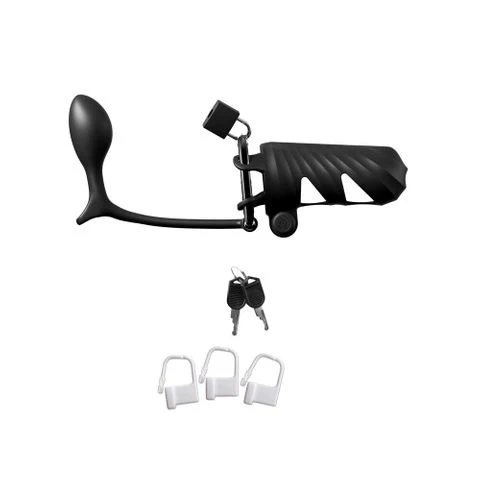 Fantasy C-Ringz Remote-Controlled Vibrating Cock Blocker with Ass-Gasm Plug - Image 2