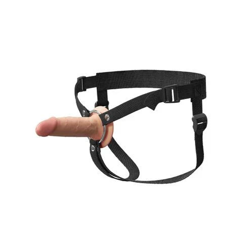 Fantasy X-Tensions Elite 5 in. Silicone Hollow Strap-On Dual Density Light - Image 4