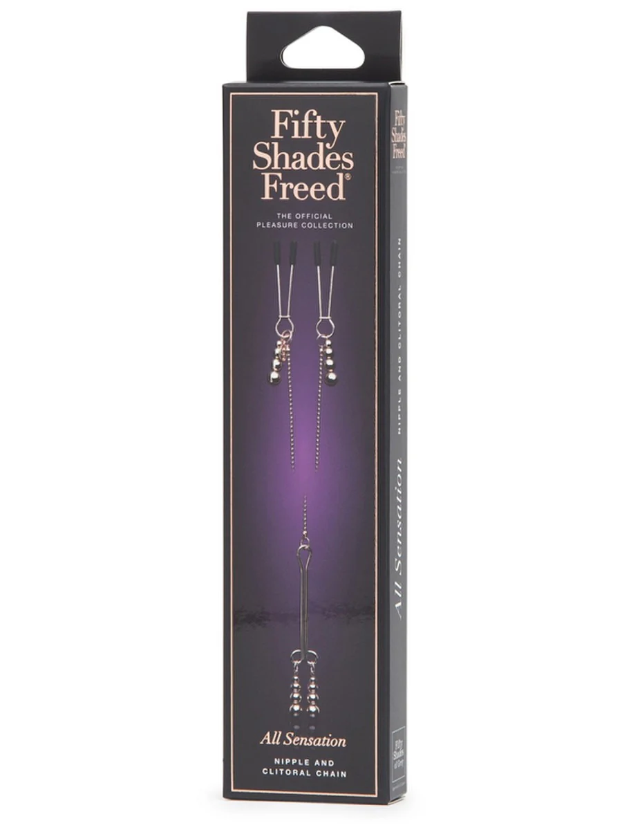 Fifty Shades Freed All Sensation Nipple and Clitoral Chain - Image 2