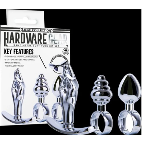 Hardware Gear3 In 1 Metal Butt Pug Kit