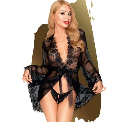 Hypnotic Short Kimono w Thong - Image 2
