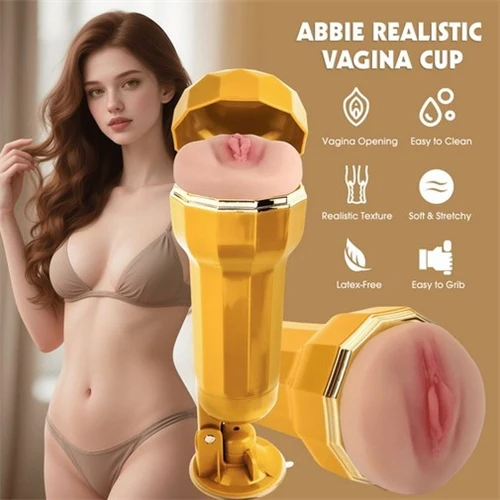 Jessie Realistic Vagina Vibrating Cup