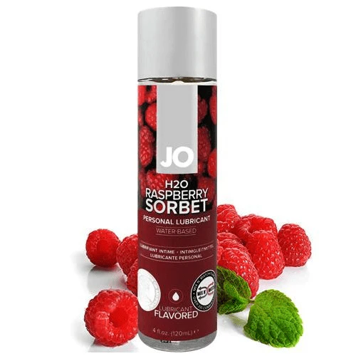 Raspberry Sorbet Flavoured Lubricant by JO H2O 120ml