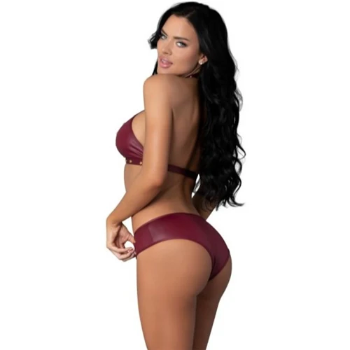 Juno Burgundy Jewel Two Piece Set - Image 2