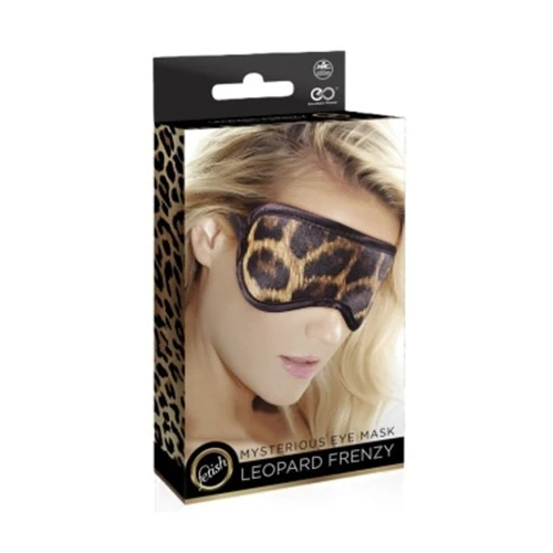 Leopard PU Leather Eye Mask