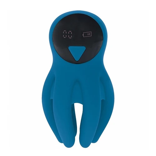 LEVELZ - Digital Vibrating Silicone Penis Head Stimulator with Tentacles