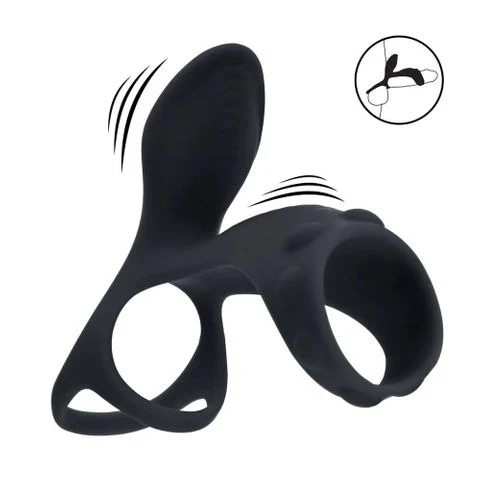LEVELZ Vibrating Cock & Ball Ring with Shaft Loop - Image 2