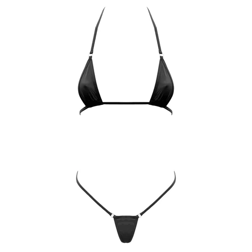 Love In Leather Micro Bikini