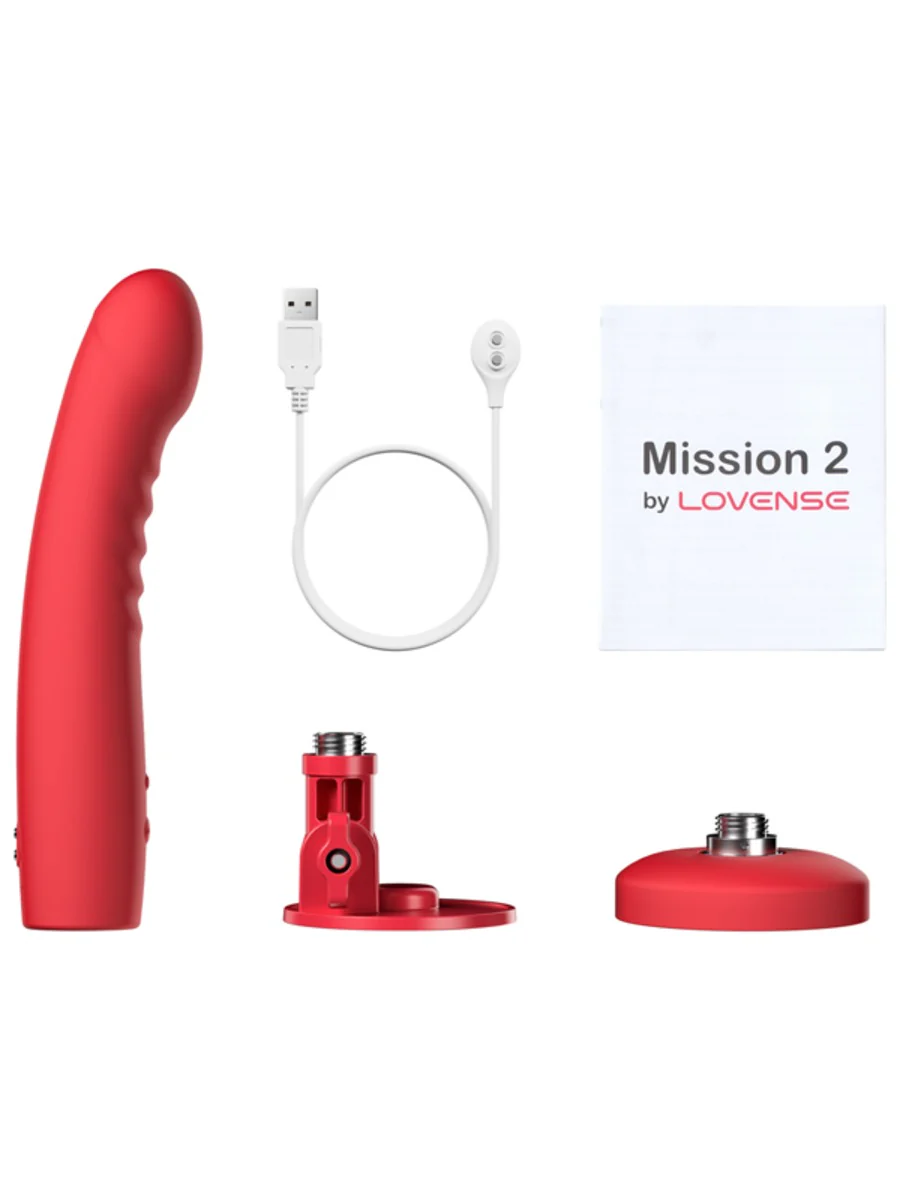 Lovense Mission 2 Touch Sensitive Dildo Vibrator - Image 2