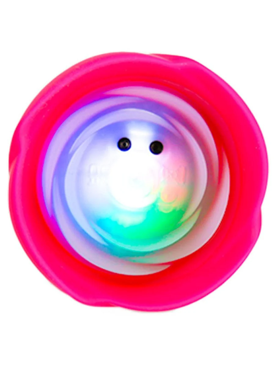 M-Lady Light Up Rotating Anal Plug Pink - Image 3