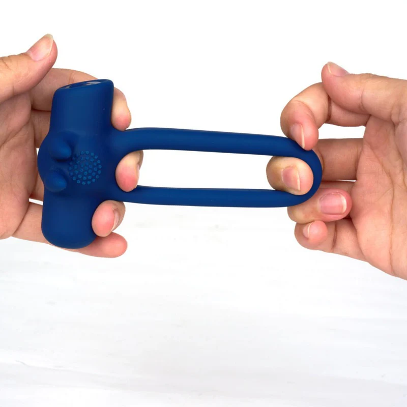 Maia Huxley Vibrating Cock Ring BLUE - Image 3