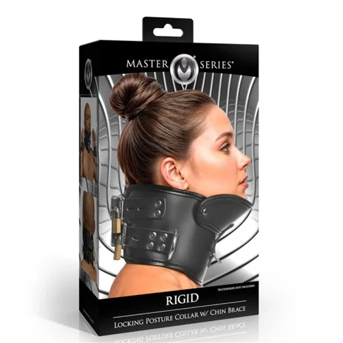 Master Series Rigid Locking Posture Collar w/ Chin Brace
