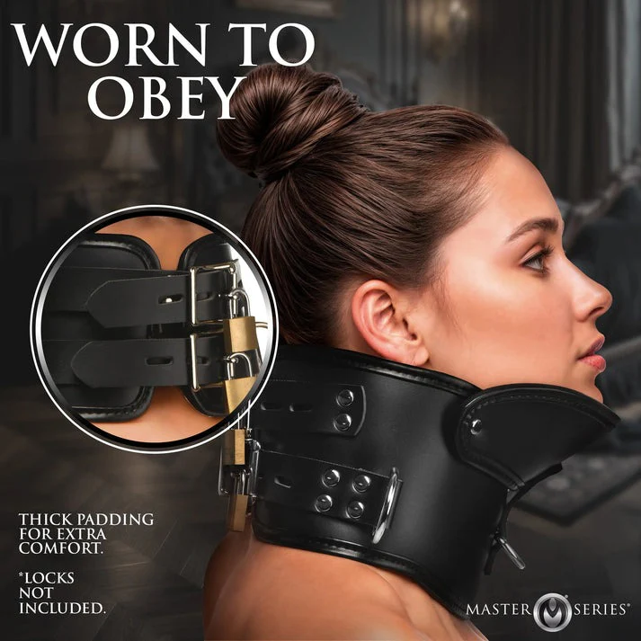 Master Series Rigid Locking Posture Collar w/ Chin Brace - Image 2