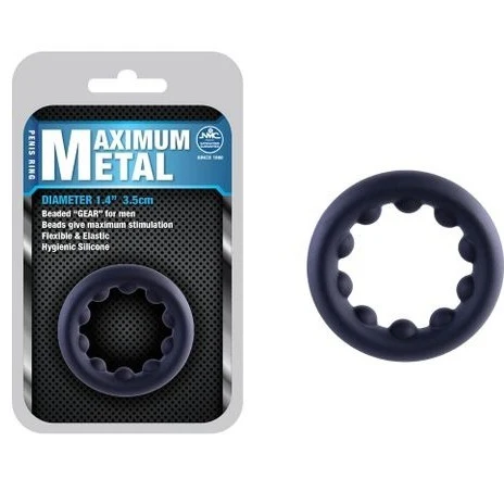 Maximum Metal - Black 35 mm Cock Ring