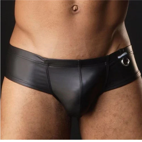 Men's Wetlook Boxer w/Ring - medium
