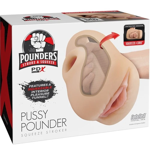 PDX Plus Pussy Pounder Squeeze Stroker Light
