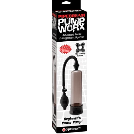 Penis Pump for Beginners by Pump Worx in Smoke