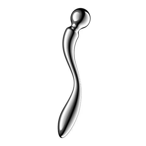 Satisfyer Star Force 2 - Chrome Steel 22cm Dildo - Image 3