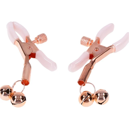 Sex and Mischief Peaches n CreaMe Bell Nipple Clamps