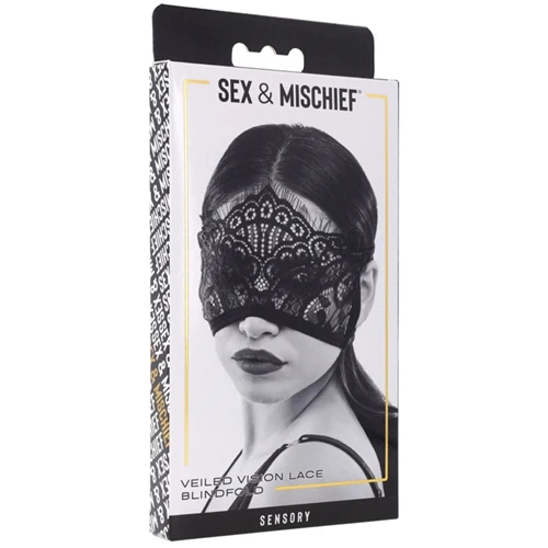 Sex and Mischief Veiled Vision Lace Blindfold