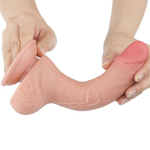 Sliding Skin Dual Layer Dong - 7.5'' Flesh - Image 3
