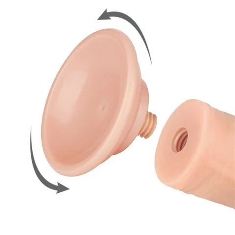 Sliding Skin Dual Layer Dong - 8'' Flesh - Image 4