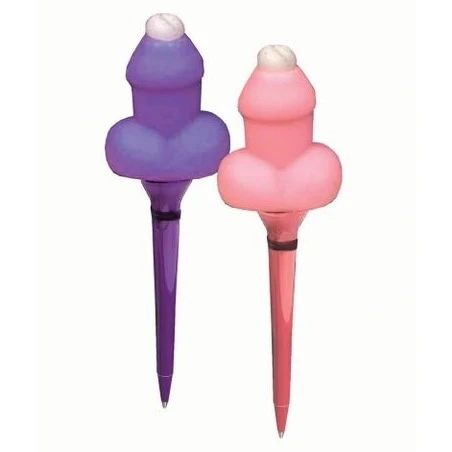 Super Fun Bubble Blowing Penis Pen - Display of 12