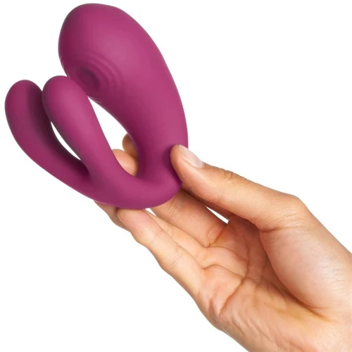 VIVE - Yoko - Triple Action Vibrator Dual Prongs w/Clitoral Pulse Wave - Image 2